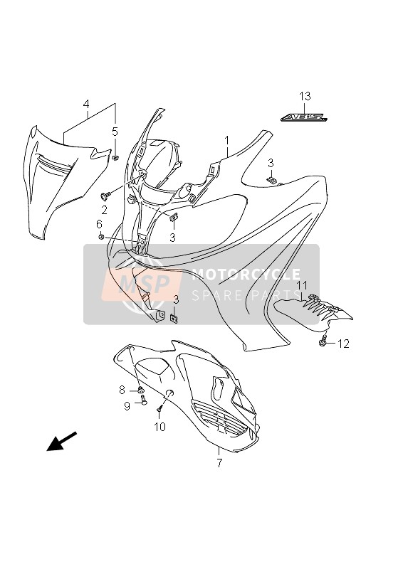 6815144G011ZY, Emblem,""Abs"", Suzuki, 0